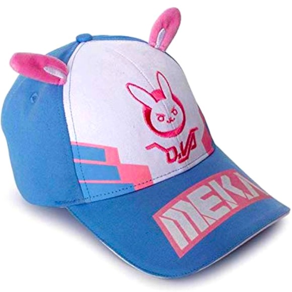 OVERWATCH D.VA Video Game Women Baseball Cap Cosplay - Picture 2 of 10